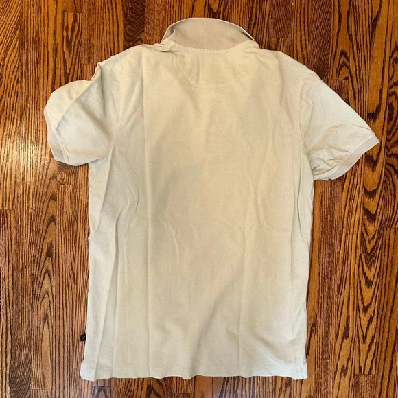 Denver Hayes Modern Fit Stretch Polo Sz M Mint Green - Picture 3 of 4